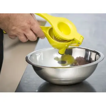 Tablecraft Citrus Squeezer Yellow 10.125"x4"x2.375" - Aluminum Alloy