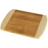 Tablecraft Bar Cutting Board 8"x5.75"x.5" - Natural Bamboo Pack of 12 - POP Display - Set of 12