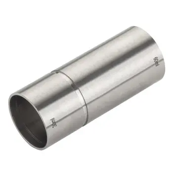 Tablecraft Thimble Jigger 2 Oz. 1.5"x1.5"x3.625" - Stainless Steel (200 Series) 1 oz / 2 oz
