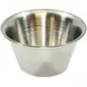 Tablecraft Round Sauce Cup 2 Oz. 2.625"x2.625"x1.125" - Stainless Steel (200 Series) - Set of 72