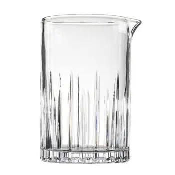 Tablecraft Waverly Collection Glass Mixing Glass - Vertical 2 4.125"x3.75"x5.75" - Glass (Clear Glass)