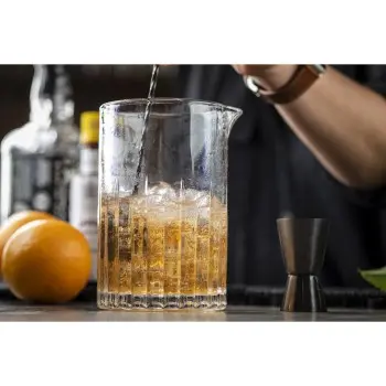 Tablecraft Waverly Collection Glass Mixing Glass - Vertical 2 4.125"x3.75"x5.75" - Glass (Clear Glass)