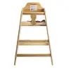 Tablecraft Astm Compliant High Chair 20.125"x23"x29.5" - Wood (Rubberwood) Assembled