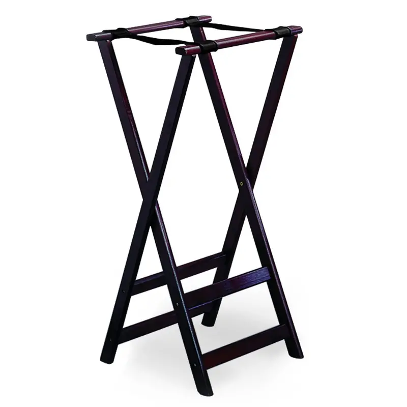 Tablecraft Tray Stand 17"x16"x32.5" - Wood (Rubberwood) Tablecraft Tray Stand 17"x16"x32.5" - Wood (Rubberwood)