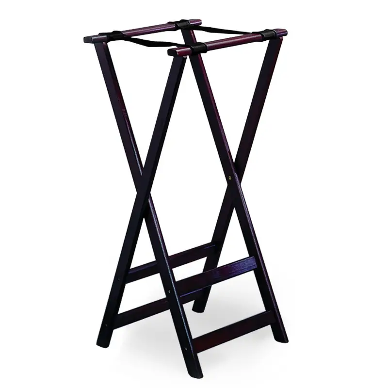 Tablecraft Tray Stand 17"x16"x38" - Wood (Rubberwood) Tablecraft Tray Stand 17"x16"x38" - Wood (Rubberwood)