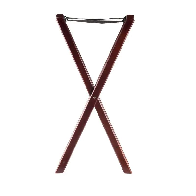 Tablecraft Tray Stand 17"x16"x38" - Wood (Rubberwood) Tablecraft Tray Stand 17"x16"x38" - Wood (Rubberwood)