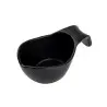 Tablecraft Stackable Sauce Boat 12 Oz. Black 7.25"x4.125"x3" - Melamine