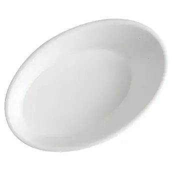 Tablecraft Oval Mini Dish .75 Oz. White 3.5"x2.375"x1.125" - Melamine - Set of 24