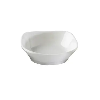 Tablecraft Square Mini Bowl 1.5 Oz. White 2.75"x2.75"x.875" - Melamine - Set of 24