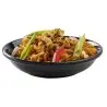 Tablecraft Round Mini Plate 3.25 Oz. Black 4"x4"x1" - Melamine - Set of 24