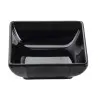 Tablecraft Square Mini Bowl 2.5 Oz. Black 2.75"x2.75"x1" - Melamine - Set of 24