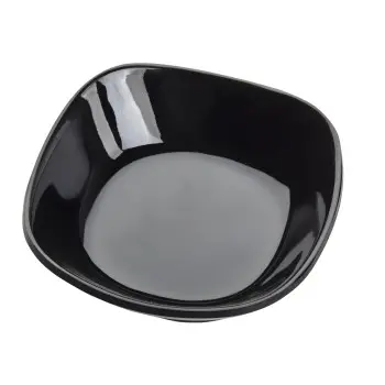 Tablecraft Square Mini Bowl 1.5 Oz. Black 2.75"x2.75"x.875" - Melamine - Set of 24