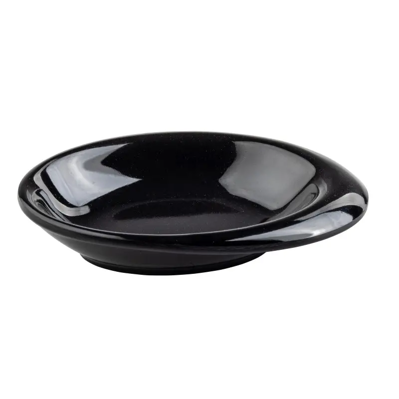 Tablecraft Oval Mini Bowl 1.5 Oz. Black 4"x2.875"x.875" - Melamine - Set of 24