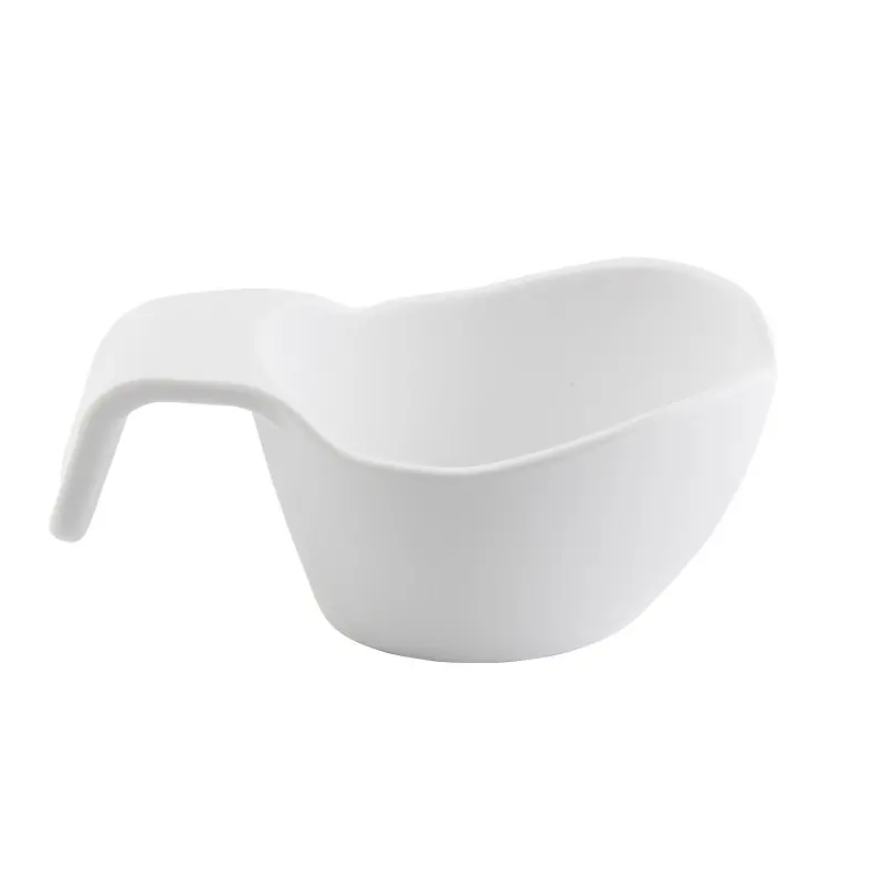 Tablecraft Stackable Sauce Boat 5 Oz. White 5.5"x3.125"x2.25" - Melamine