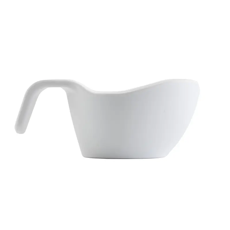 Tablecraft Stackable Sauce Boat 5 Oz. White 5.5"x3.125"x2.25" - Melamine