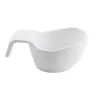 Tablecraft Stackable Sauce Boat 8 Oz. White 6.25"x3.625"x2.75" - Melamine
