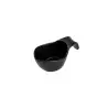 Tablecraft Stackable Sauce Boat 3 Oz. Black 4.75"x2.625"x2" - Melamine