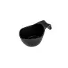 Tablecraft Stackable Sauce Boat 5 Oz. Black 5.5"x3.125"x2.25" - Melamine