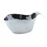 Tablecraft Stackable Sauce Boat 5 Oz. 5.125"x2.5"x2.375" - Stainless Steel (18/8)