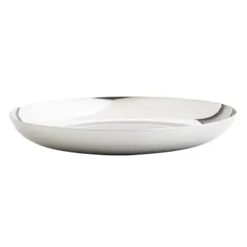Tablecraft Round Large Size Replacement Bowl for 12036 3.5 Qts Silver 12.75"x12.75"x2.5" - Stainless Steel (200 Series)