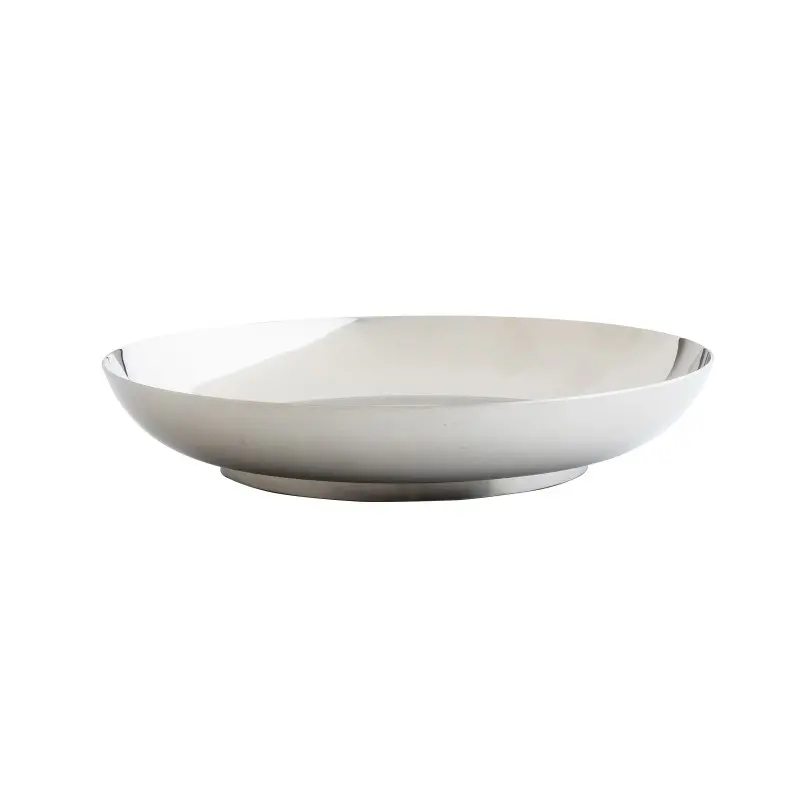 Tablecraft Round Small Size Replacement Bowl for 12036 1.5 Qts Silver 9.75"x9.75"x1.75" - Stainless Steel (200 Series)