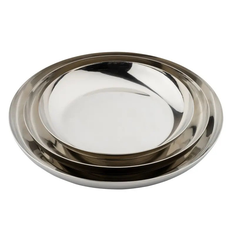 Tablecraft Round Small Size Replacement Bowl for 12036 1.5 Qts Silver 9.75"x9.75"x1.75" - Stainless Steel (200 Series)