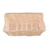 Tablecraft Rectangular Handwoven Basket Natural 9"x6"x2.5" - Polypropylene Cord - Set of 12