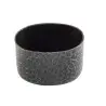 Tablecraft Crackle Collection Oval Sugar Packet Holder 6 Oz. Black 3.25"x2.375"x2.125" - Powder Coated Aluminum