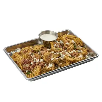 Tablecraft Fourth Size Sheet Pan 13"x9.5"x1.125" - Aluminized Steel