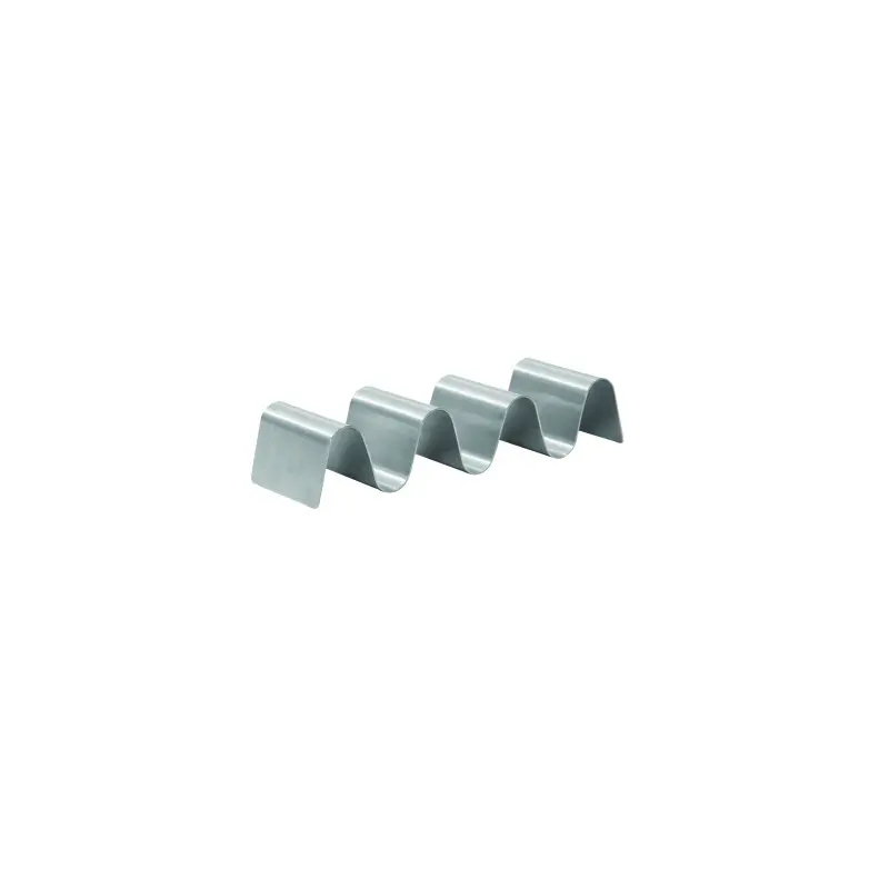 Tablecraft Taco Taxi Taco Taxi - Solid 7.625"x2.25"x1.5" - Stainless Steel (18/0) Holds 3-4 Tacos