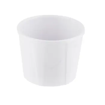 Tablecraft Better Burger Collection Round Souffle Cup 3 Oz. White 2.375"x2.375"x1.875" - Melamine - NSF - Set of 12