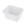 Tablecraft Better Burger Collection Rectangular Sauce Cup 2 Oz. White 2.625"x2.15"x1.25" - Melamine - NSF - Set of 12