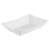 Tablecraft Better Burger Collection Rectangular Fry Tray White 8.5"x5.75"x1.875" - Melamine - NSF