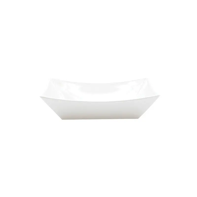 Tablecraft Better Burger Collection Rectangular Fry Tray White 9.25"x6.5"x1.875" - Melamine - NSF