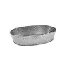 Tablecraft Brickhouse Collection Oval Diner Platter 42 Oz. 9.25"x6.375"x2.125" - Stainless Steel (200 Series)