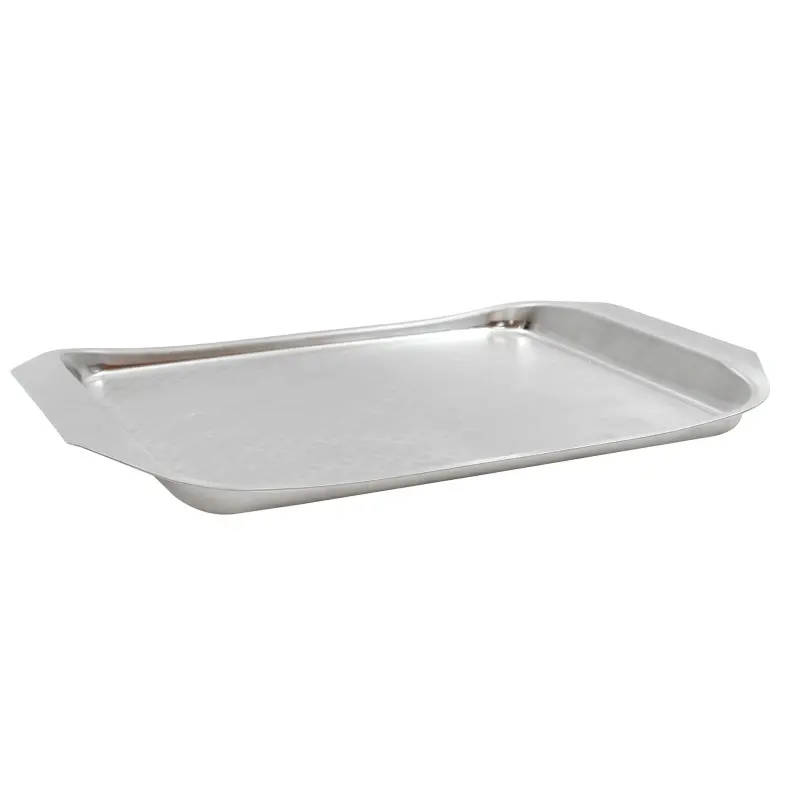 Tablecraft Better Burger Collection Serving Tray 14"x9.625"x.375" - Stainless Steel (18/8)