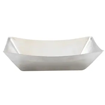 Tablecraft Better Burger Collection Fry Tray 7.5"x5"x1.875" - Stainless Steel (18/8)