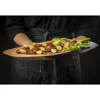 Tablecraft Acacia Collection Oval Serving Board 20"x8"x.75" - Acacia Wood