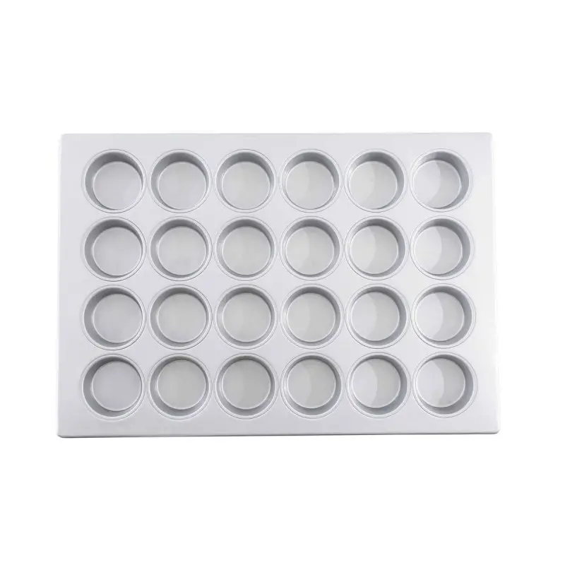 Aluminized Steel Jumbo Muffin Pan 6 OZ 26"x18"x1.375" - 24 Cups (4 x 6) - Silicone Glazed Non-Stick Coating Aluminized Steel Jumbo Muffin Pan 6 OZ 26"x18"x1.375" - 24 Cups (4 x 6) - Silicone Glazed Non-Stick Coating