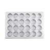 Aluminized Steel Jumbo Muffin Pan 6 OZ 26"x18"x1.375" - 24 Cups (4 x 6) - Silicone Glazed Non-Stick Coating
