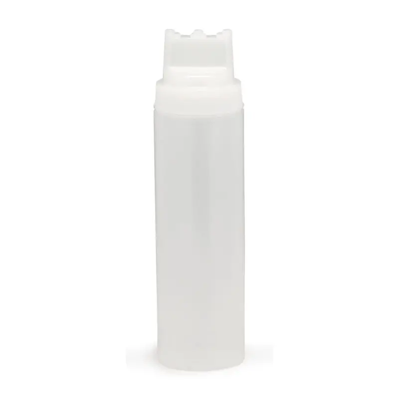 Tablecraft Selectop Widemouth Squeeze Bottle 24 Oz. Clear - Polyethylene (LDPE) 63 mm - 3-Tip Top - Set of 12 Tablecraft Selectop Widemouth Squeeze Bottle 24 Oz. Clear - Polyethylene (LDPE) 63 mm - 3-Tip Top - Set of 12