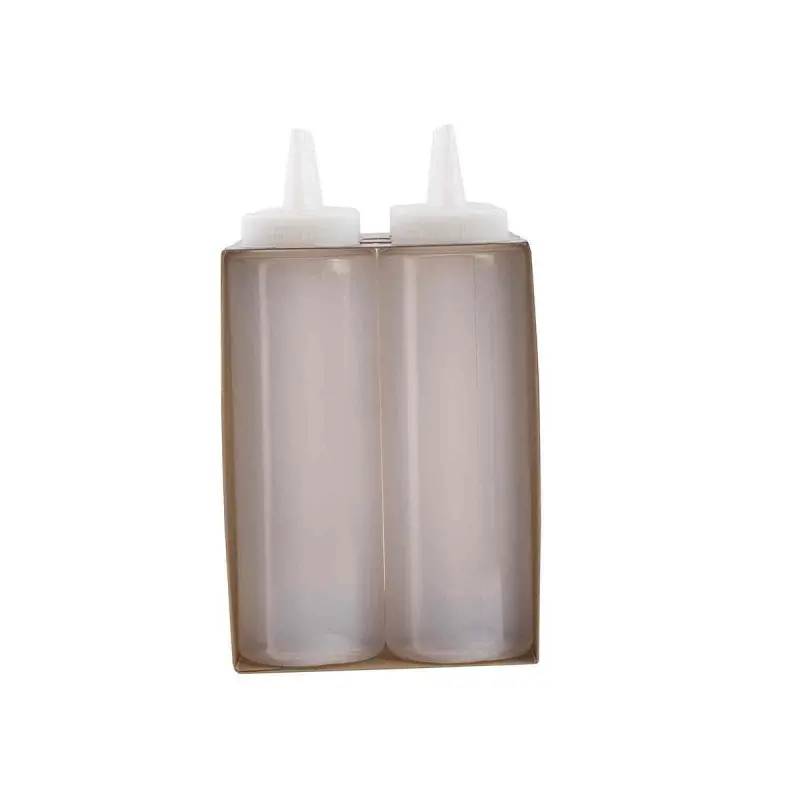 Tablecraft Squeeze Bottle 8 Oz. Clear 2"x2"x7.37" - Poly. (LDPE) 38mm - Standard Cone-Tip Top - Pack of 6 - Set of 12 Tablecraft Squeeze Bottle 8 Oz. Clear 2"x2"x7.37" - Poly. (LDPE) 38mm - Standard Cone-Tip Top - Pack of 6 - Set of 12