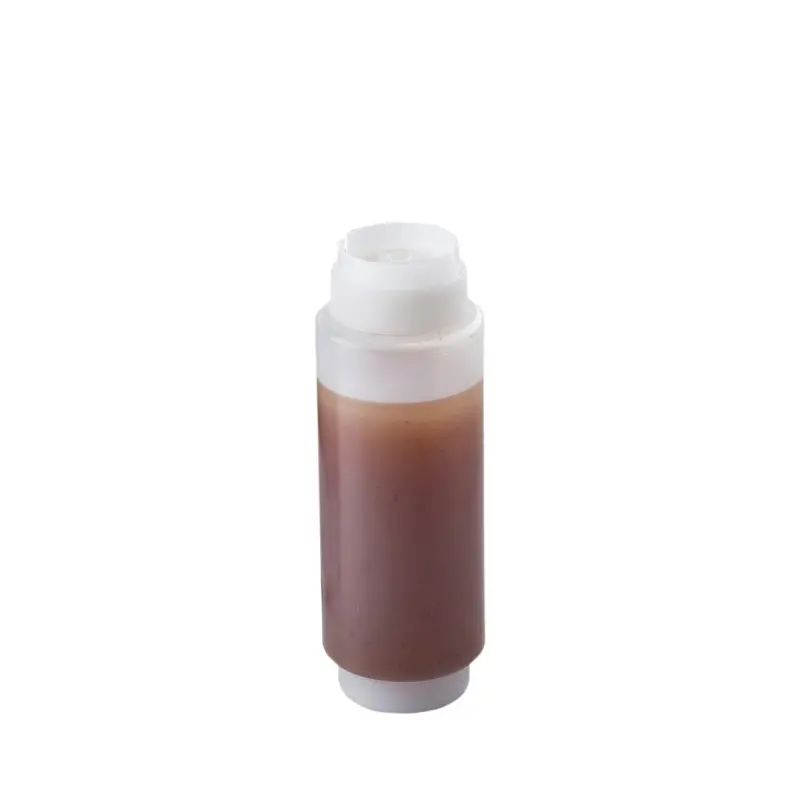 Tablecraft InvertaTop Squeeze Bottle 32 Oz. 3.25"x3.25"x9.75" - Polyethylene (LDPE) Pack of 6 - 63mm - NSF - Set of 6