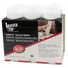 Tablecraft InvertaTop Squeeze Bottle 12 Oz. Clear - Polyethylene (LDPE) 53mm - Pack of 6 - Set of 8