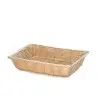 Tablecraft Rectangular Handwoven Basket Natural 16.25"x11.25"x3" - Polypropylene Cord - Set of 6