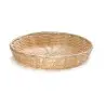 Tablecraft Round Handwoven Basket Natural 10"x10"x1.5" - Polypropylene Cord - Set of 12