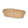 Tablecraft Oblong Handwoven Basket Natural 9"x4"x2.25" - Polypropylene Cord - Set of 12