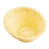 Tablecraft Angled Round Handwoven Basket Natural 10"x10"x5" - Polypropylene (PP)