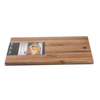 Tablecraft Acacia Collection Rectangular Serving Board 18"x11.875"x.75" - Acacia Wood