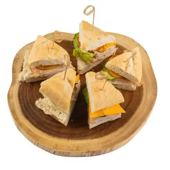 Tablecraft Acacia Collection Rectangular Serving Board 14"x9"x.75" - Acacia Wood